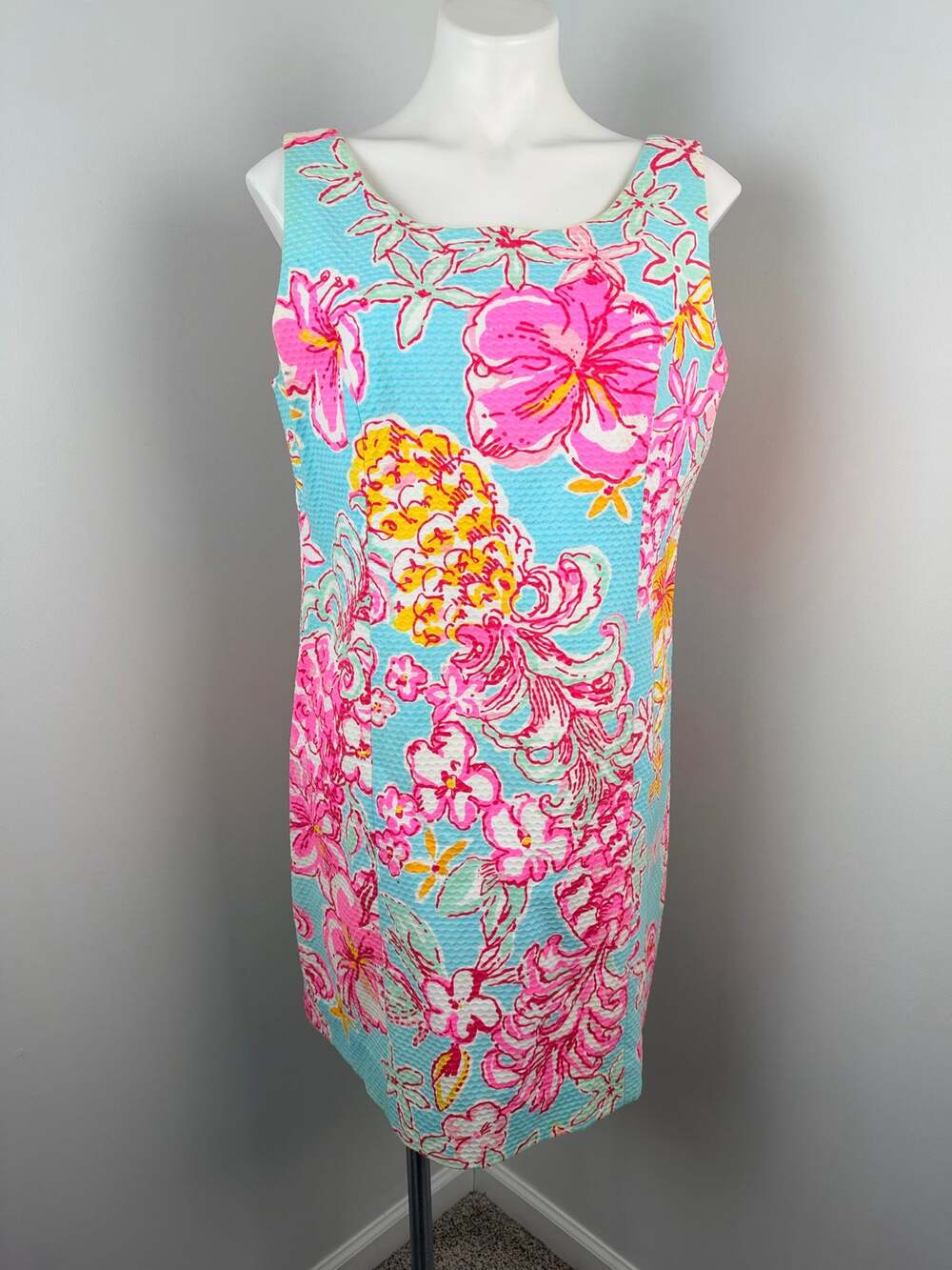 Lilly Pulitzer Cathy Shift Dress in Colorful Breakwater Lolita Print 14